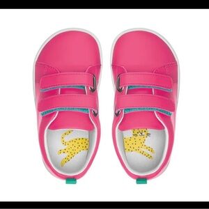 Vibrant Pink Baby Walker Shoes with Velcro Straps